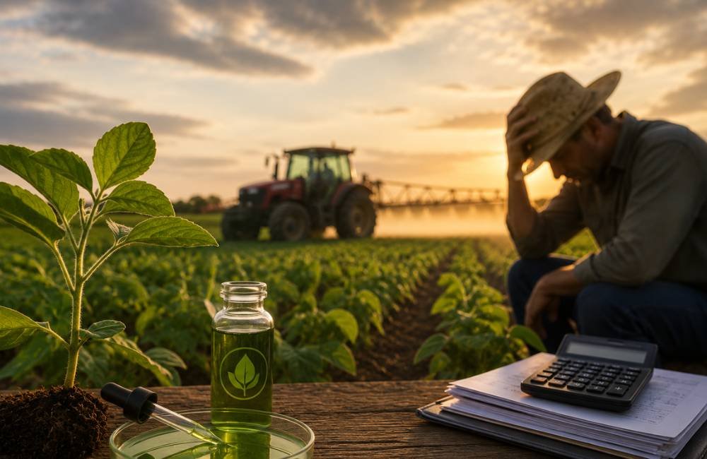 Biodefensivos avançam no campo mesmo com crise de crédito