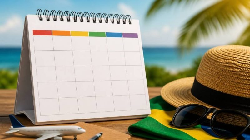 Calendário de feriados em 2026 chama atenção para próximas pausas prolongadas no Brasil