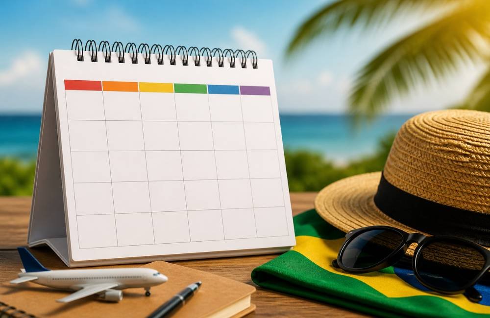 Calendário de feriados em 2026 chama atenção para próximas pausas prolongadas no Brasil