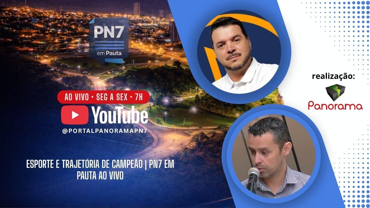 AO VIVO | PN7 em Pauta aborda incentivo ao esporte e trajetória no tênis de mesa em Jataí