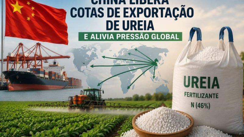 China libera cotas de exportação de ureia e reduz pressão sobre mercado global de fertilizantes