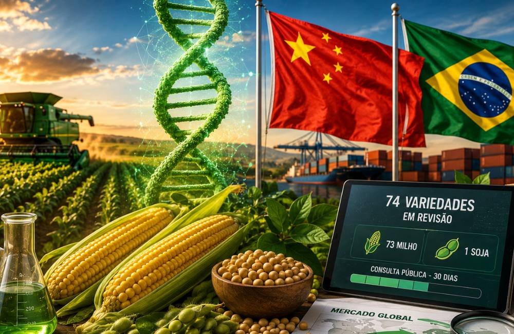 China revisa 74 variedades de transgênicos e sinaliza novos avanços para o agronegócio