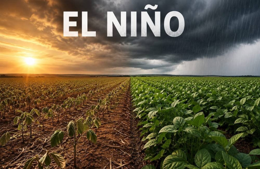 El Niño pode durar até 9 meses e afetar toda a safra de soja 2026/2027