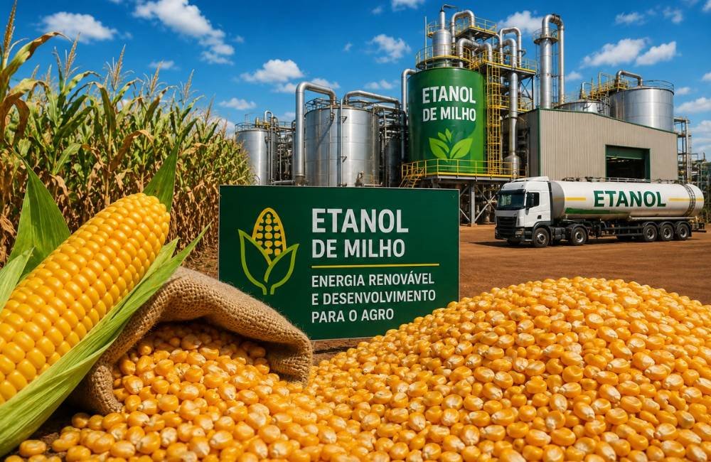Etanol de milho avança no Brasil e fortalece demanda pelo cereal no Centro-Oeste