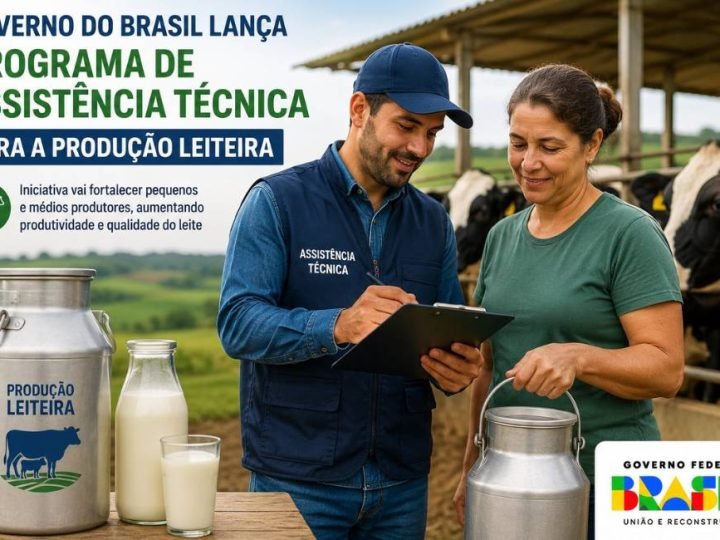 Governo Federal lança programa de assistência técnica para produção leiteira