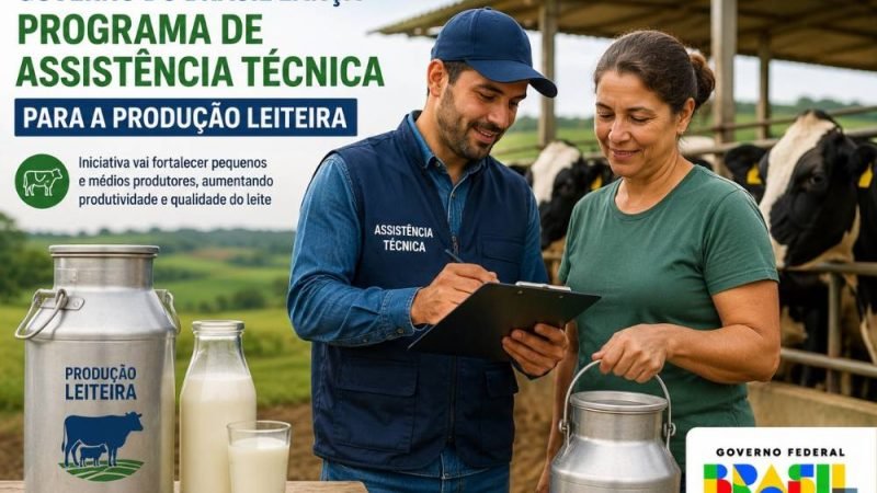 Governo Federal lança programa de assistência técnica para produção leiteira