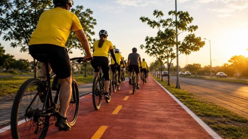 Jataí promove passeio ciclístico do Maio Amarelo com inauguração de nova ciclovia