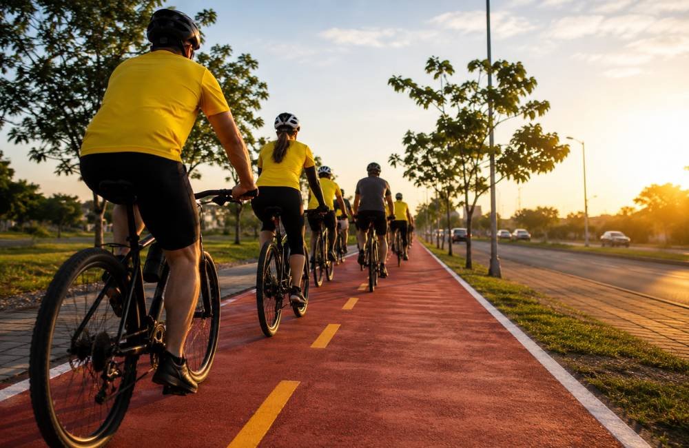 Jataí promove passeio ciclístico do Maio Amarelo com inauguração de nova ciclovia