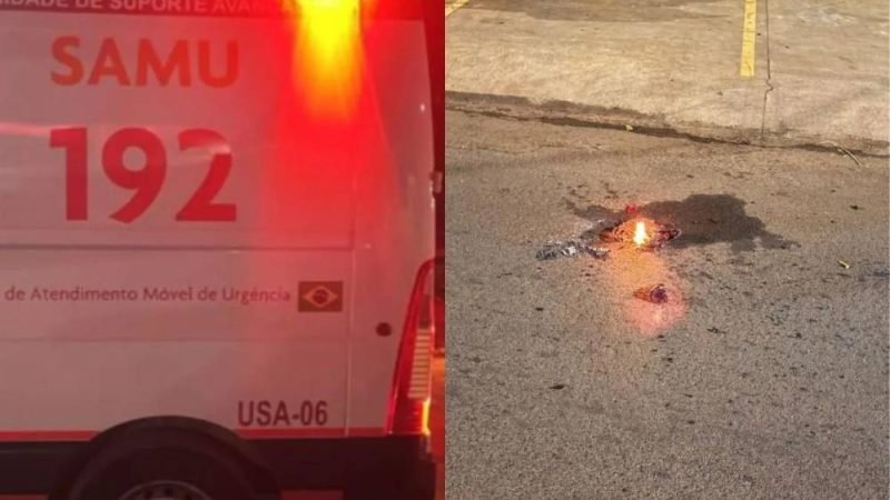 Mulher é socorrida em estado grave após ter grande parte do corpo queimado durante briga em Rio Verde