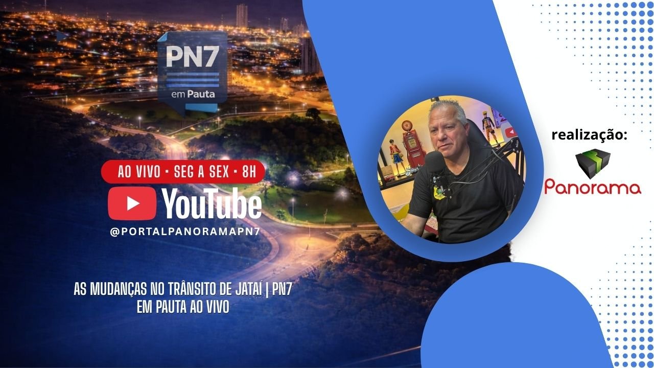 AO VIVO | PN7 em Pauta estreia novo horário debatendo trânsito e Maio Amarelo em Jataí