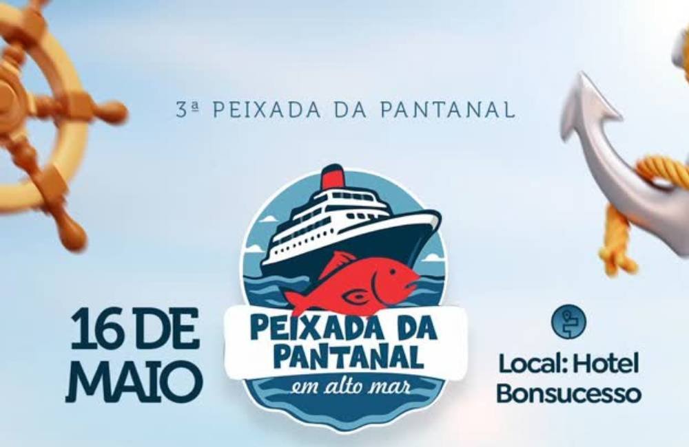 Peixada do Pantanal promete sábado inesquecível com open bar, open food e grandes shows