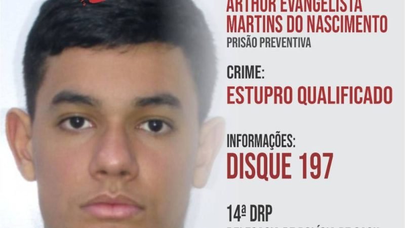 Polícia Civil de Goiás pede ajuda para localizar suspeito de estupro em Caçu