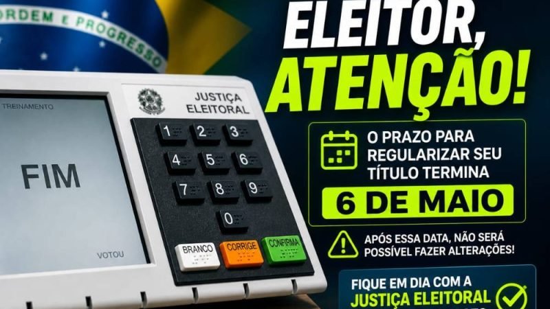 Prazo para tirar ou regularizar título de eleitor termina nesta semana