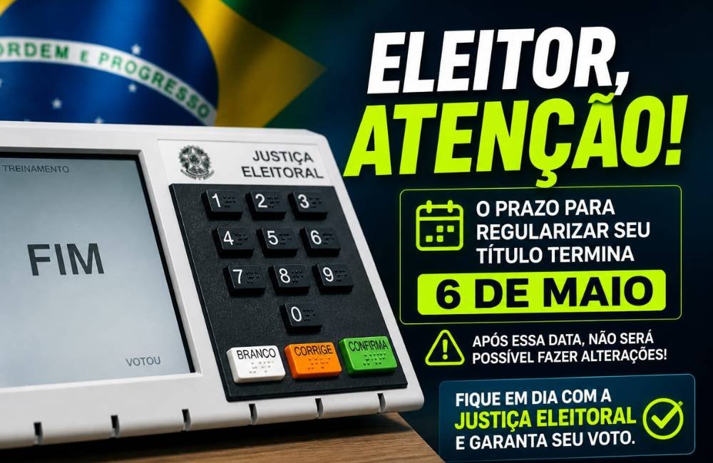 Prazo para tirar ou regularizar título de eleitor termina nesta semana