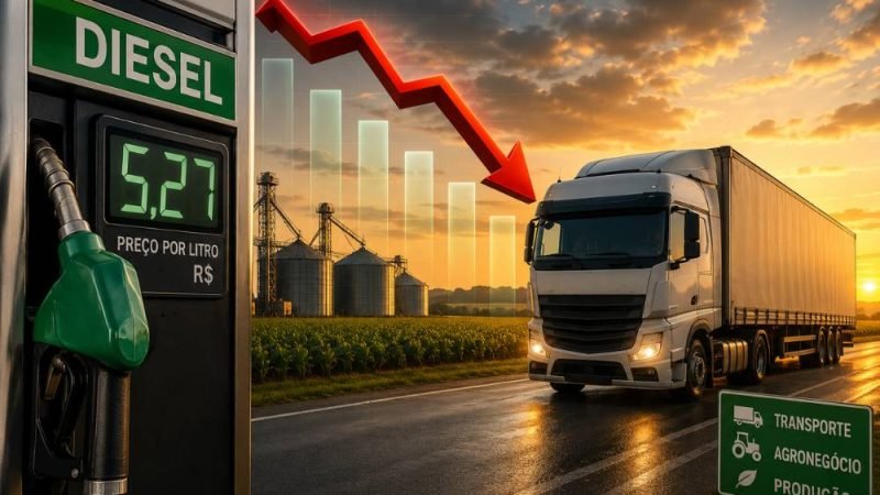 Preço do diesel recua pela sexta semana seguida após pico histórico no Brasil