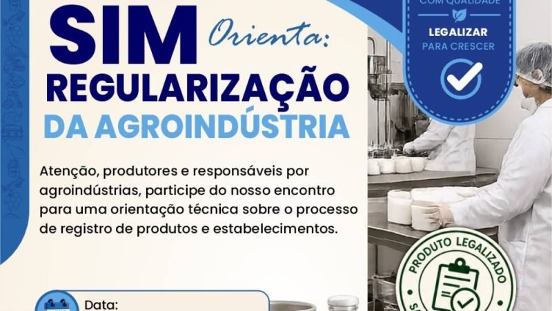 Prefeitura de Jataí promove orientação técnica para regularização da agroindústria local