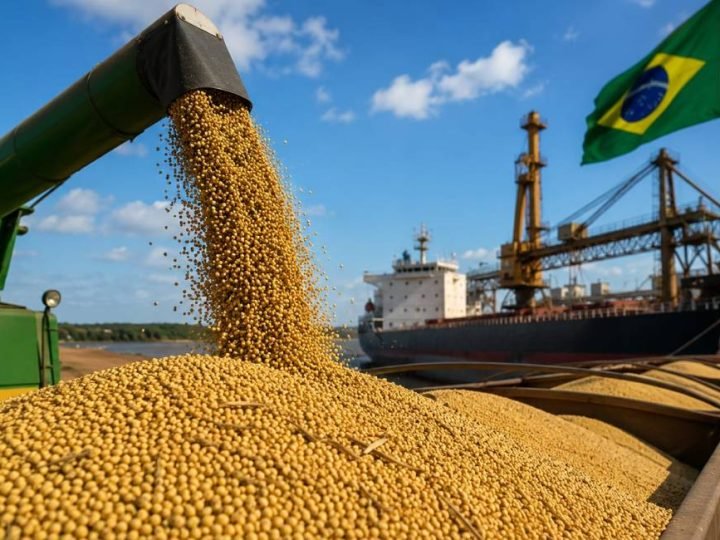 Recorde nas exportações de soja sustenta receita do agronegócio brasileiro