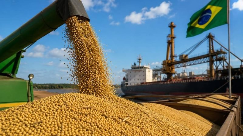 Recorde nas exportações de soja sustenta receita do agronegócio brasileiro