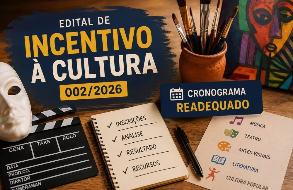 Secretaria de Cultura readequa cronograma de edital de incentivo à cultura em Jataí