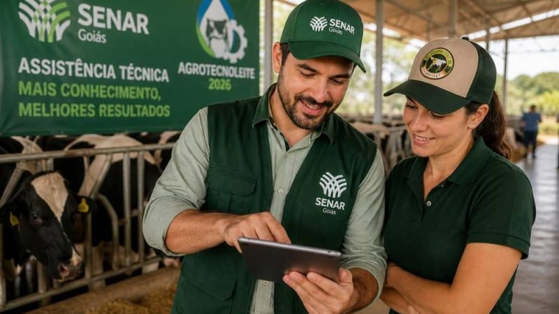 Senar Goiás destaca assistência técnica a produtores na Agrotecnoleite 2026