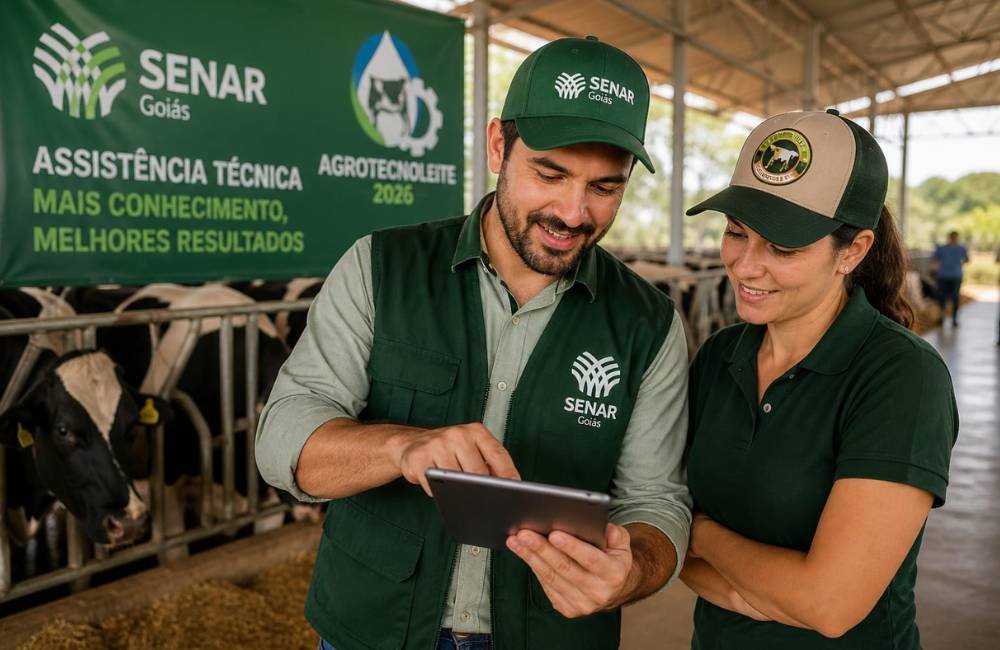Senar Goiás destaca assistência técnica a produtores na Agrotecnoleite 2026