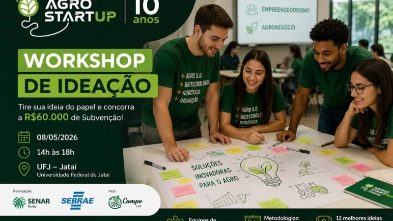 UFJ recebe workshop do Desafio AgroStartup com foco em inovação no agro