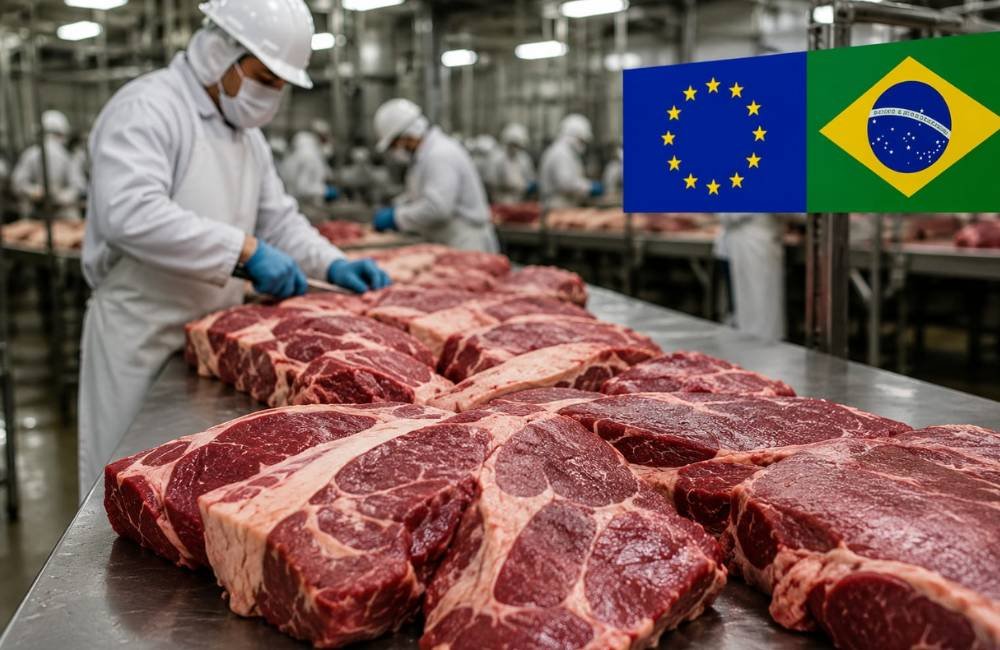 União Europeia deixa Brasil fora de exportações de carnes por exigências sanitárias