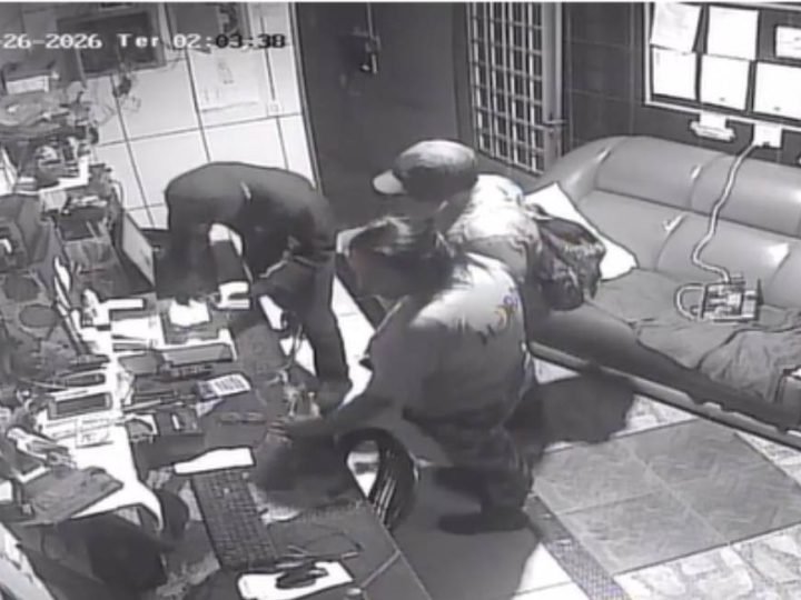 VÍDEO| Motel é assaltado por criminosos armados com facas na madrugada em Jataí