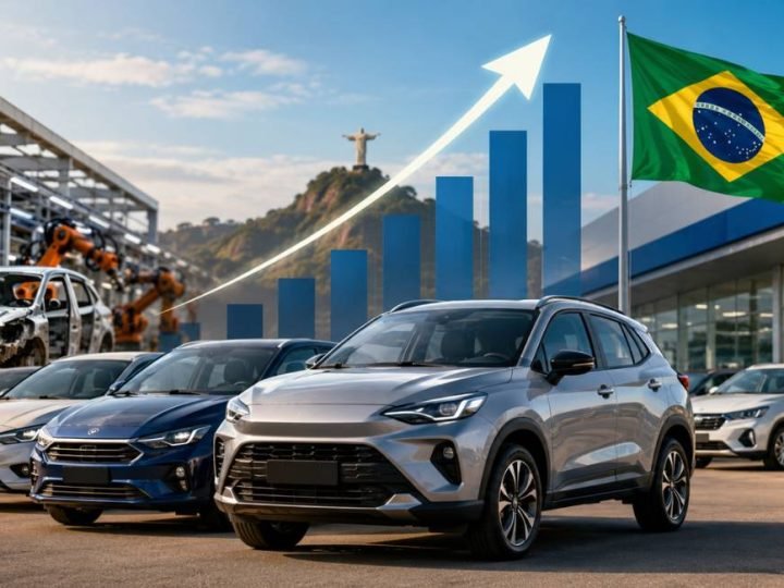 Venda de carros novos no Brasil atinge maior nível desde 2013