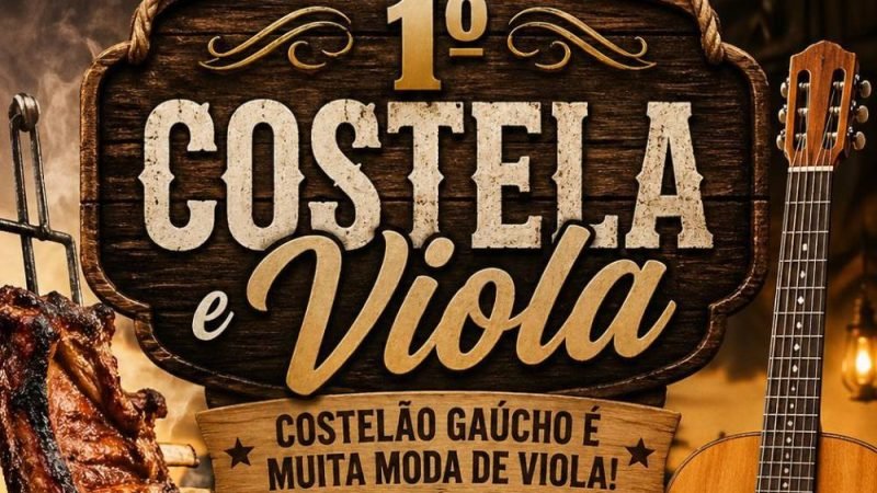 AGENDA | Costela e Viola: evento beneficente une música sertaneja e costelão em Jataí