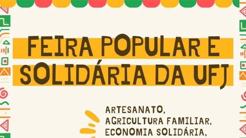 AGENDA | Feira Popular e Solidária da UFJ terá edição especial de Dia das Mães em Jataí