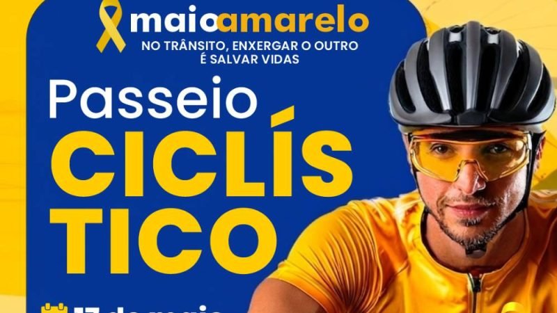 AGENDA | Passeio Ciclístico do Maio Amarelo marca conscientização no trânsito e inauguração de nova ciclovia em Jataí