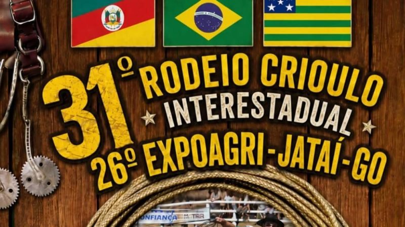 AGENDA | 31º Rodeio Crioulo Interestadual e 26ª Expoagri Jataí 2026 distribuirão mais de R$ 90 mil em prêmios