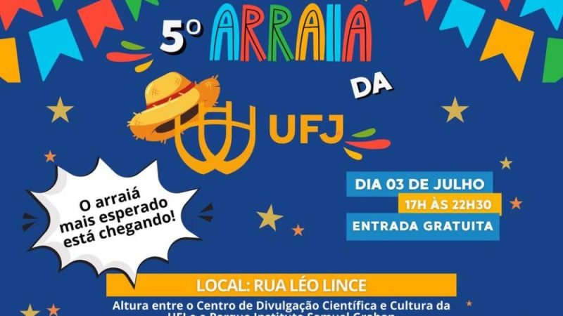 AGENDA | 5º Arraiá da UFJ promete noite de cultura, música e tradição com entrada gratuita em Jataí