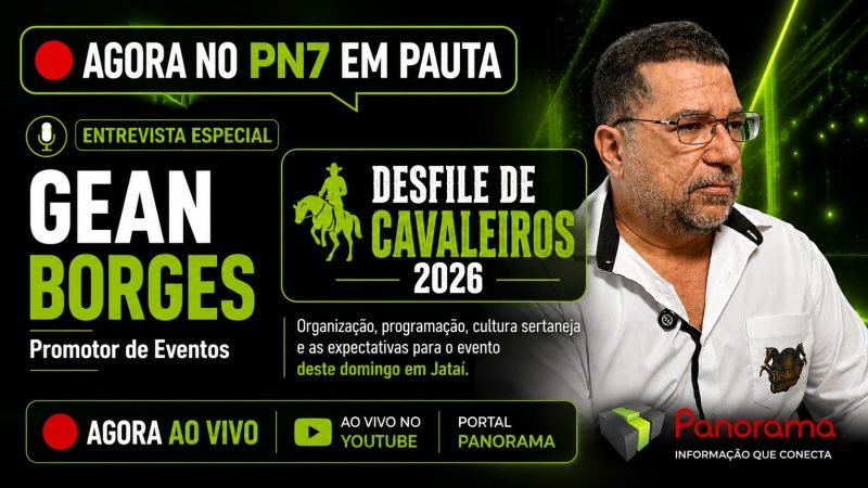 AGORA | PN7 em Pauta recebe Gean Borges para falar sobre o Desfile de Cavaleiros 2026 em Jataí