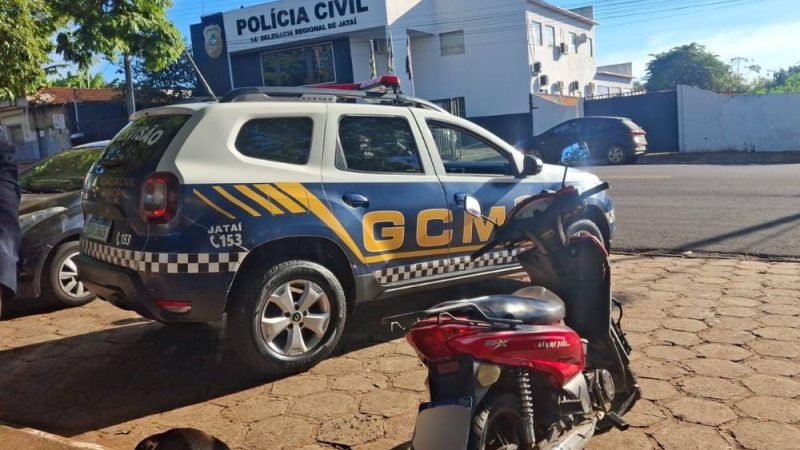 GCM de Jataí recupera motocicleta furtada durante patrulhamento preventivo