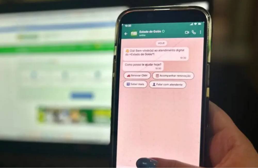Goiás deve liberar renovação da CNH e emissão de identidade pelo WhatsApp ainda em junho