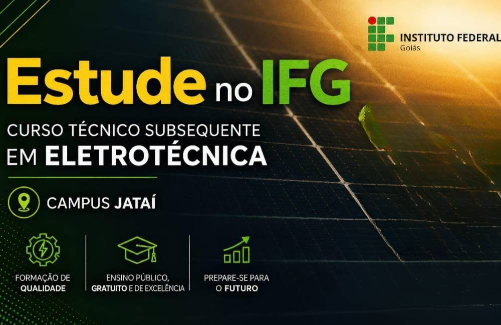 IFG abre inscrições para curso gratuito de Eletrotécnica em Jataí