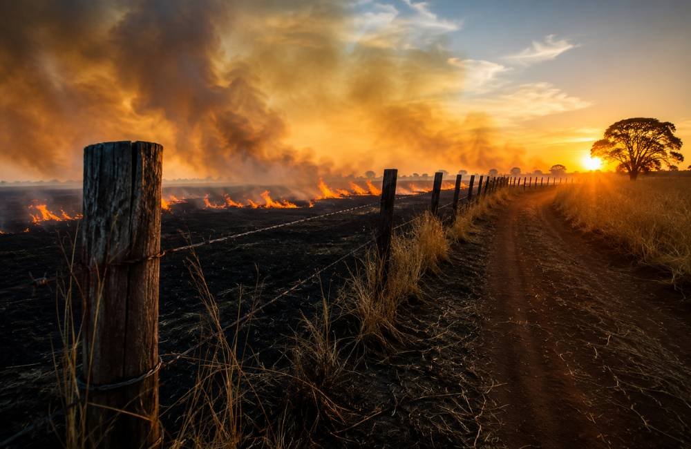 Incêndios rurais acendem alerta em Jataí e reforçam importância da prevenção no campo
