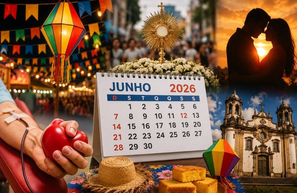 Junho terá festas juninas, Corpus Christi, Dia dos Namorados e datas históricas no Brasil