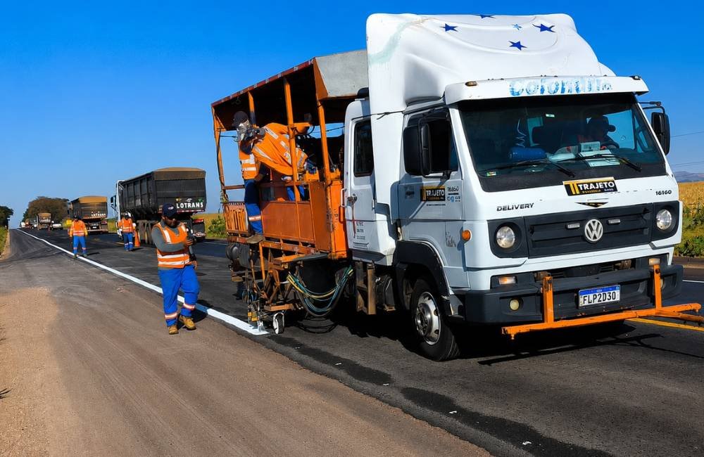 Obras na BR-452 exigem atenção de motoristas entre Rio Verde e Itumbiara