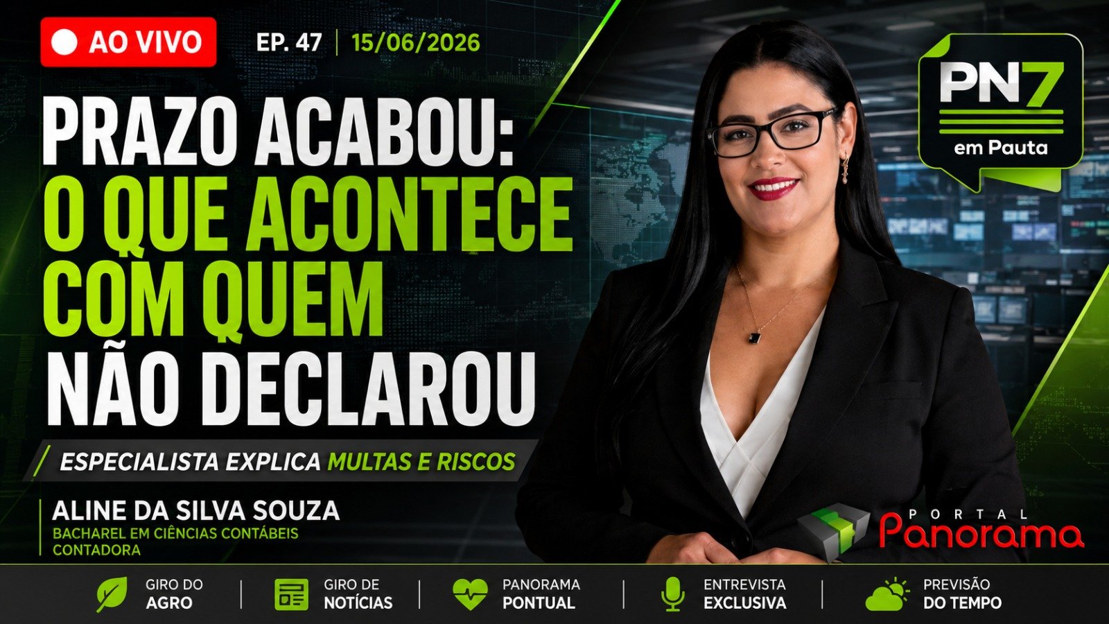 PN7 em Pauta AO VIVO: Imposto de Renda, Agro, Segurança Pública e Previsão do Tempo nesta segunda-feira (15)
