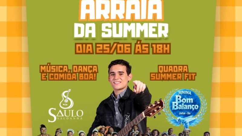 AGENDA | Arraiá da Summer acontece em Jataí com música, quadrilha e entrada gratuita