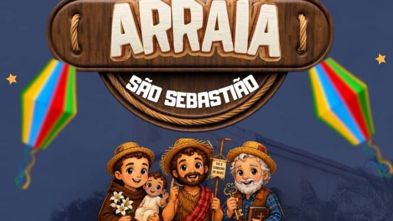 AGENDA | Arraiá São Sebastião promete noite de tradição, alegria e confraternização neste sábado