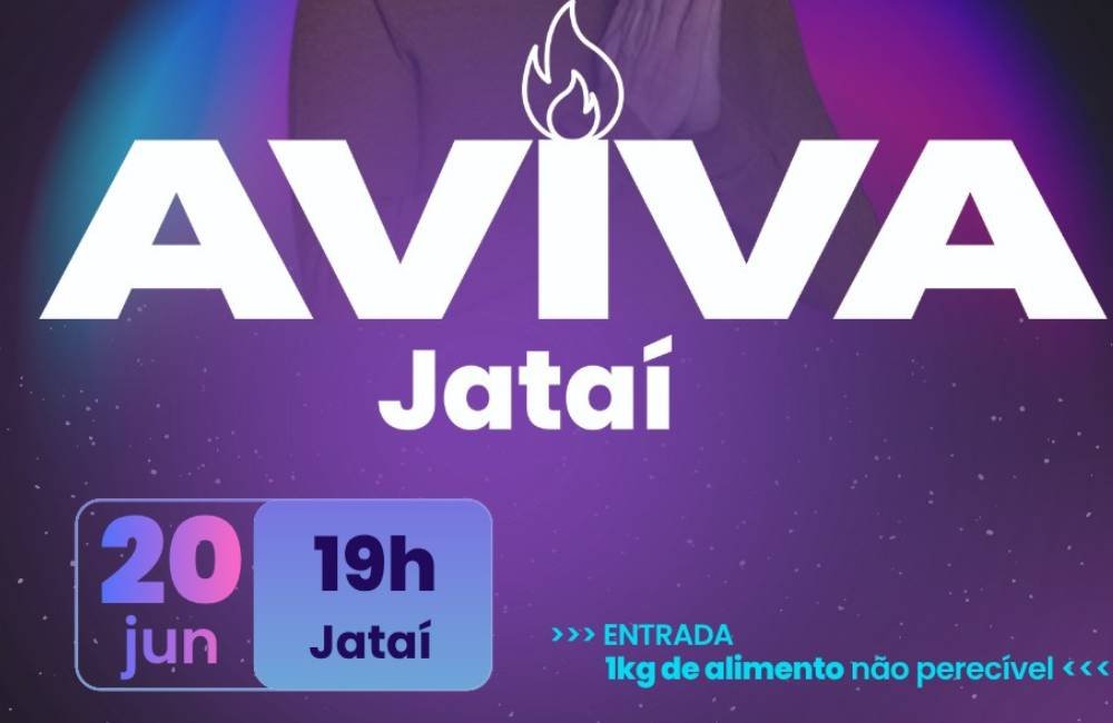 AGENDA | Aviva Jataí 2026 reúne Luciano Camargo e Elienai Ramos em uma noite de fé, louvor e adoração