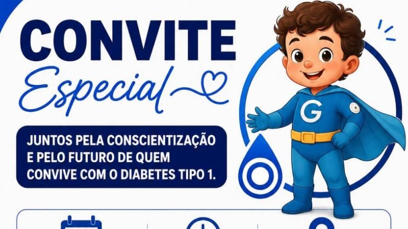 AGENDA | Jataí recebe evento especial de conscientização e apoio às pessoas com Diabetes Tipo 1 no dia 20 de junho
