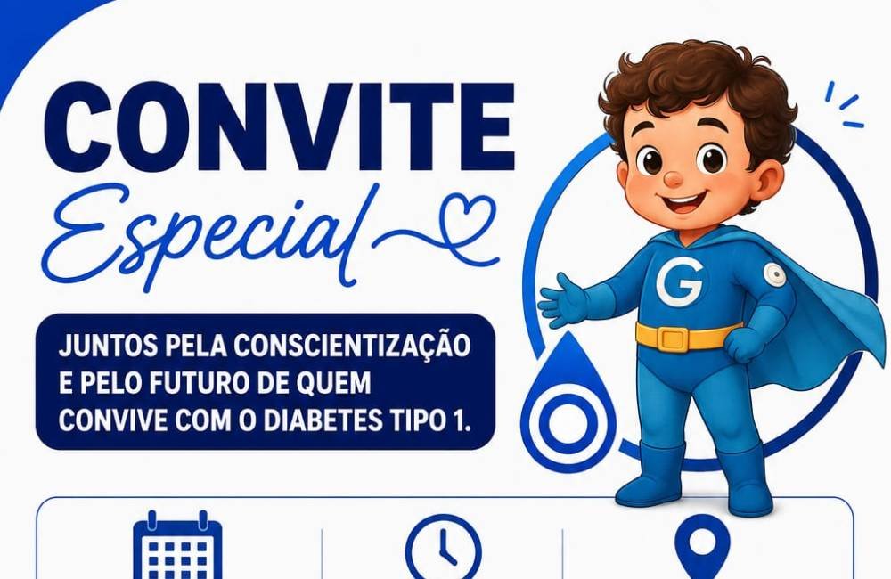 AGENDA | Jataí recebe evento especial de conscientização e apoio às pessoas com Diabetes Tipo 1 no dia 20 de junho