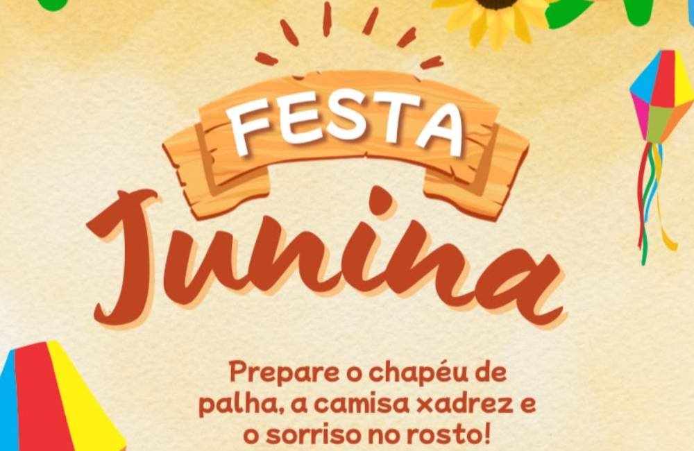 Cartaz da Festa Junina da APAE de Jataí, realizada no dia 1º de julho de 2026, às 18h.