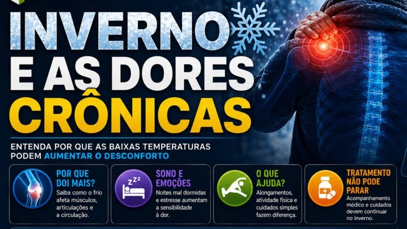 Por que as dores aumentam no inverno? Entenda como o frio afeta quem convive com dores crônicas