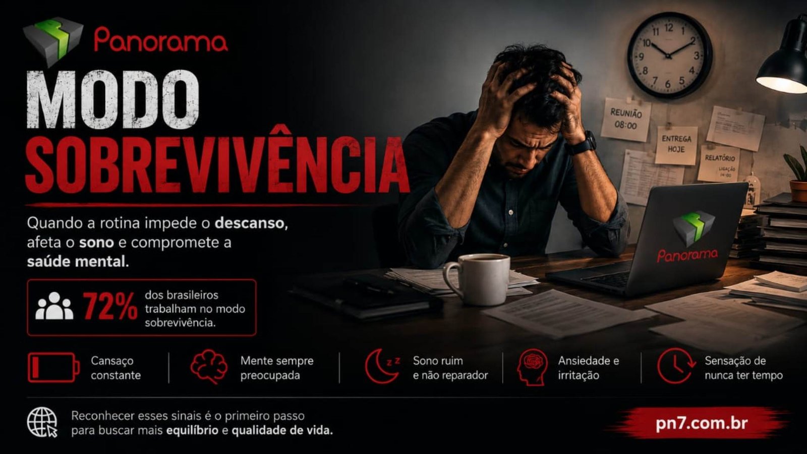 VÍDEO | Modo sobrevivência: entenda como o estresse afeta corpo e mente